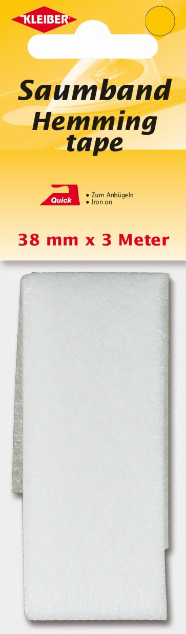 KLEIBER Saumband 38mmx3m/weiß