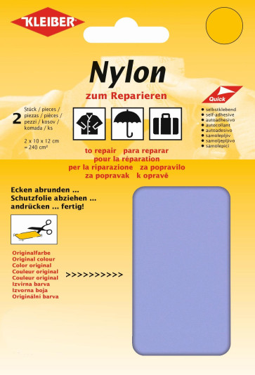 KLEIBER Nylon-Flicken 2x10cmx12cm/flieder