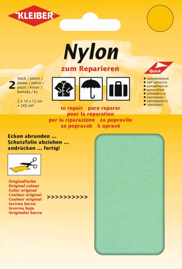 KLEIBER Nylon-Flicken 2x10cmx12cm/mint