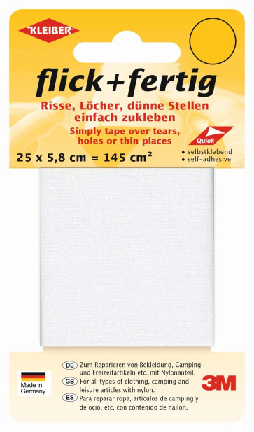 KLEIBER Flick + Fertig 5,8cmx25cm/weiß