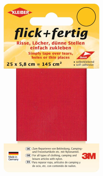 KLEIBER Flick + Fertig 5,8cmx25cm/hellrot