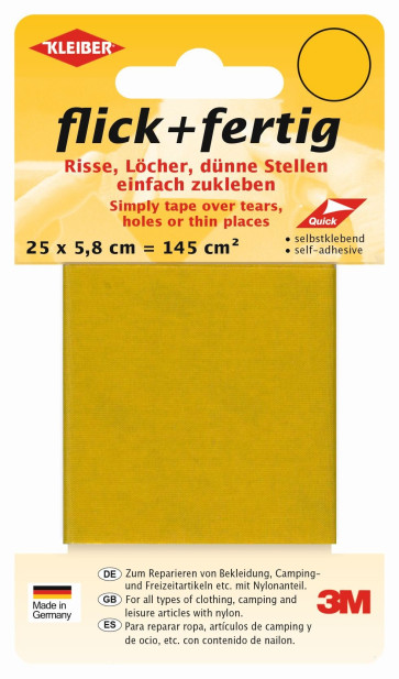 KLEIBER Flick + Fertig 5,8cmx25cm/gelb