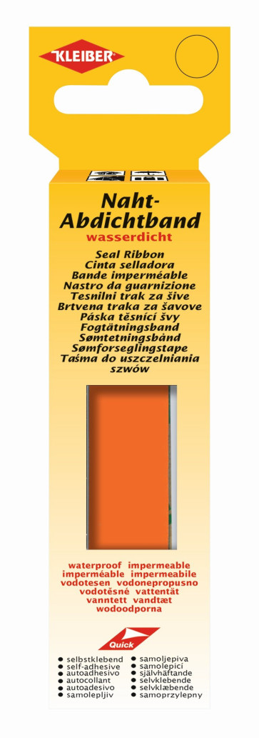 KLEIBER Naht-Abdicht-Band 2cmx3m/neonorange