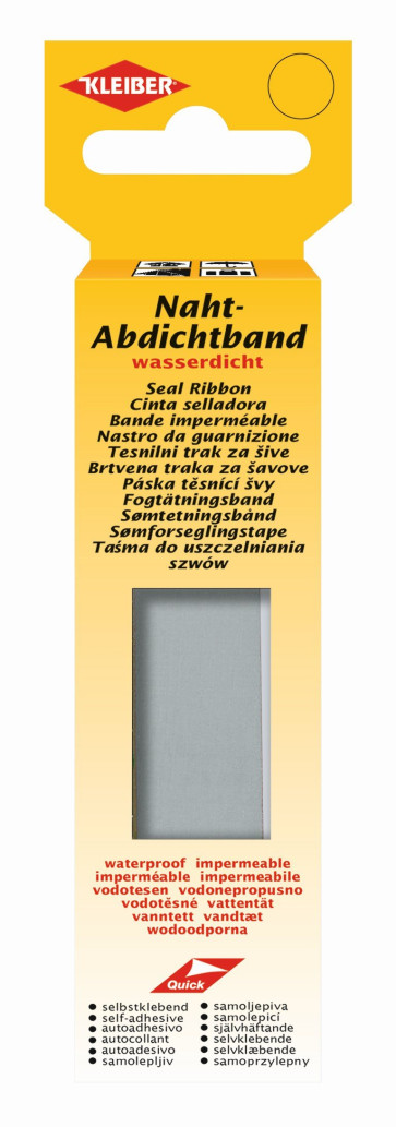 KLEIBER Naht-Abdicht-Band 2cmx3m/grau