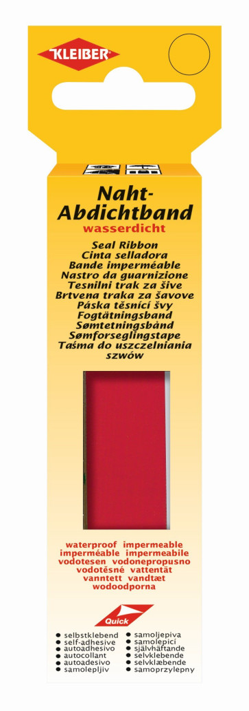 KLEIBER Naht-Abdicht-Band 2cmx3m/rot
