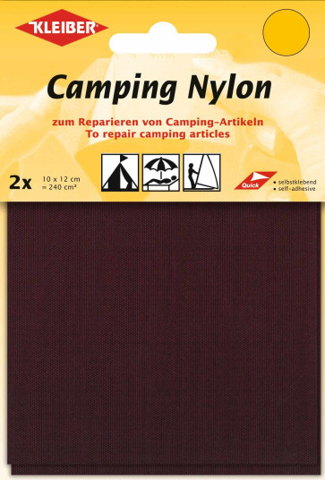 KLEIBER Camping-Nylon 2x10cmx12cm/bordeaux