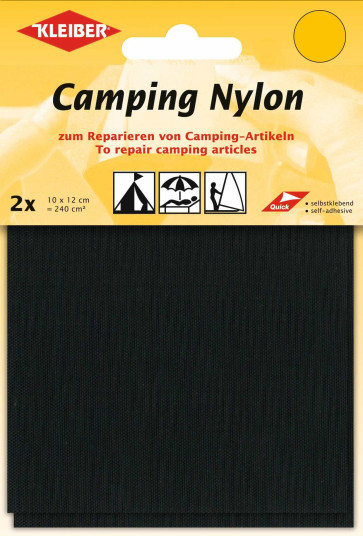 KLEIBER Camping-Nylon 2x10cmx12cm/schwarz