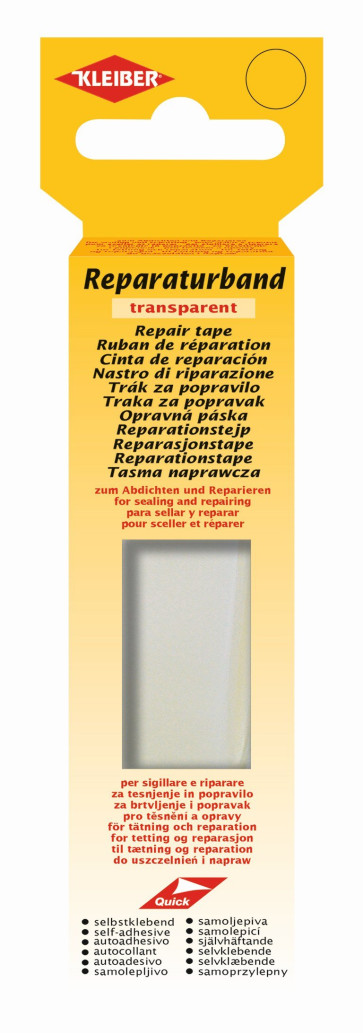 KLEIBER Reparaturband-selbstklebend 2cmx3m/transparent