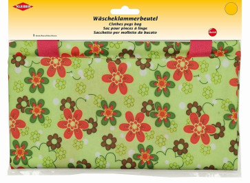 KLEIBER Wäscheklammerbeutel 27,5cmx29cm/Blumen