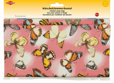 KLEIBER Wäscheklammerbeutel 27,5cmx29cm/Schmetterlinge