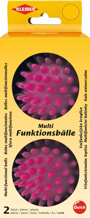 KLEIBER Multifunktionsbälle 2Stk./Øca.7cm/bordeaux