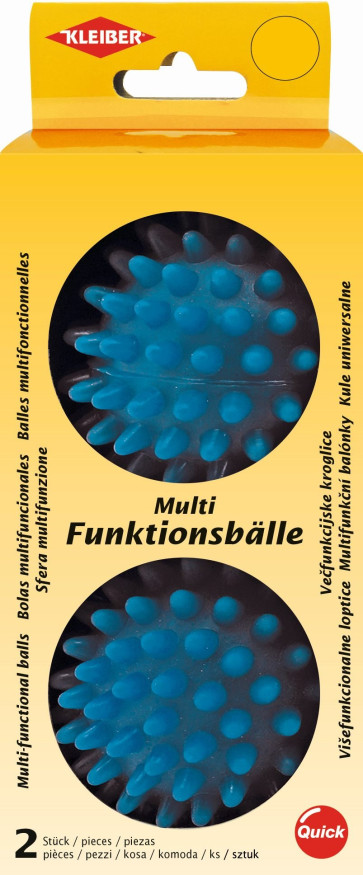 KLEIBER Multifunktionsbälle 2Stk./Øca.7cm/hellblau