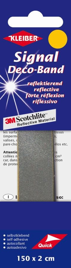 KLEIBER Signal-Deco-Band 3M 150cmx2cm/silber