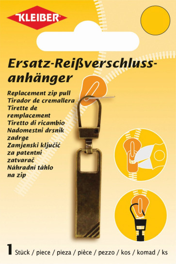 KLEIBER Ersatz-Reißverschlussanhänger kupfer