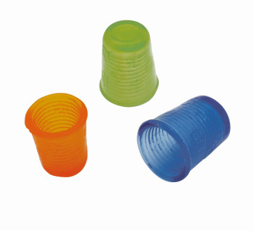 KLEIBER Fingerhut  Set blau(14mm),orange(15mm),grün(16mm)