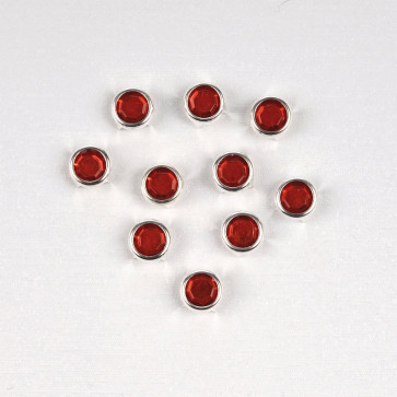 KLEIBER Ziernieten Punkte Ø8mm/rot