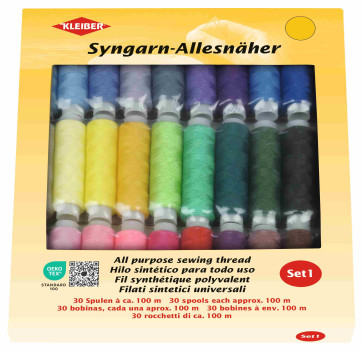 KLEIBER Syngarn-Allesnäher Set 1 30x100m/sortiert