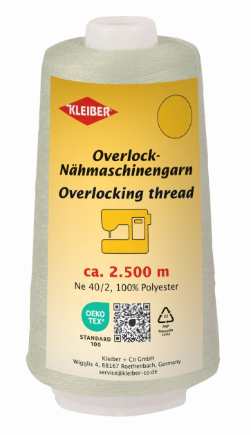 KLEIBER Overlock-Nähmaschinengarn 2500m/beige