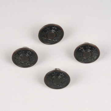 KLEIBER Patenthosenknöpfe  8Stk./Ø1,7cm/altkupfer