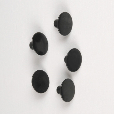 KLEIBER Patenthosenknöpfe  8Stk./Ø1,7cm/schwarz