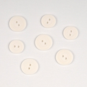 KLEIBER Wäscheknöpfe 12Stk./Ø6x1,7cm,6x1,5cm/altweiß