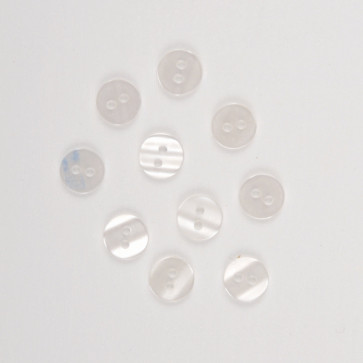 KLEIBER Hemdenknöpfe 40Stk./Ø1,1cm/perlmutt