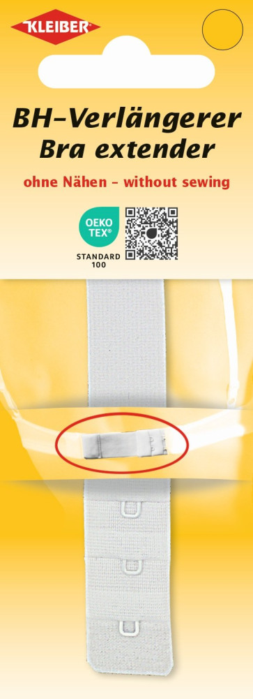 KLEIBER BH-Verlängerung 1-fach 20mm/weiß