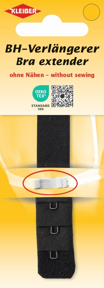 KLEIBER BH-Verlängerung 1-fach 20mm/schwarz