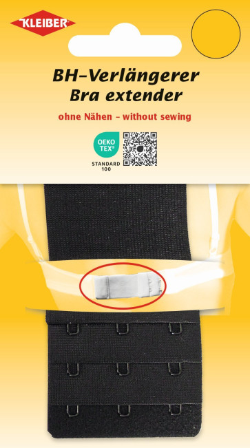 KLEIBER BH-Verlängerung 3-fach 55mm/schwarz
