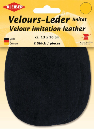 KLEIBER Velours-Leder-Imitat klein 2x13cmx10cm/dunkelblau