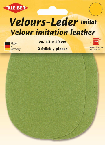 KLEIBER Velours-Leder-Imitat klein 2x13cmx10cm/apfel