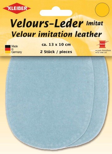 KLEIBER Velours-Leder-Imitat klein 2x13cmx10cm/anhydrit