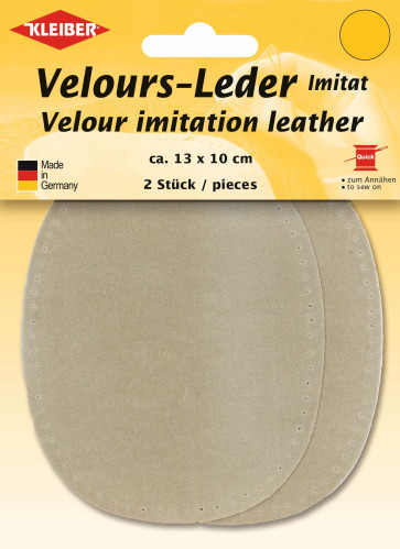 KLEIBER Velours-Leder-Imitat klein 2x13cmx10cm/seide