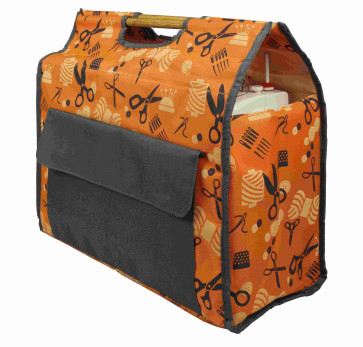 KLEIBER Nähmaschinentasche 43cmx41cmx21cm/orange,grau