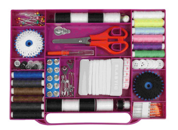 KLEIBER Universal-Nähkästchen 111-teilig/pink