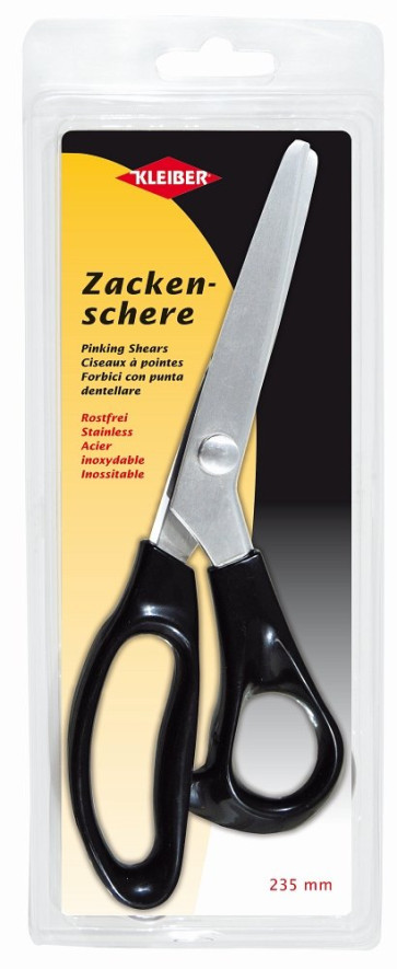 KLEIBER Zacken-Schere 235mm/schwarz