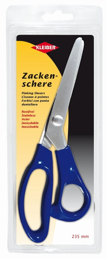 KLEIBER Zacken-Schere 235mm/blau