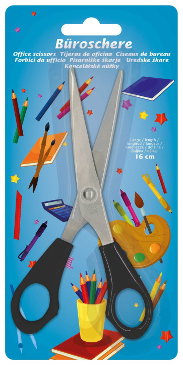 KLEIBER Büroschere 160mm/schwarz