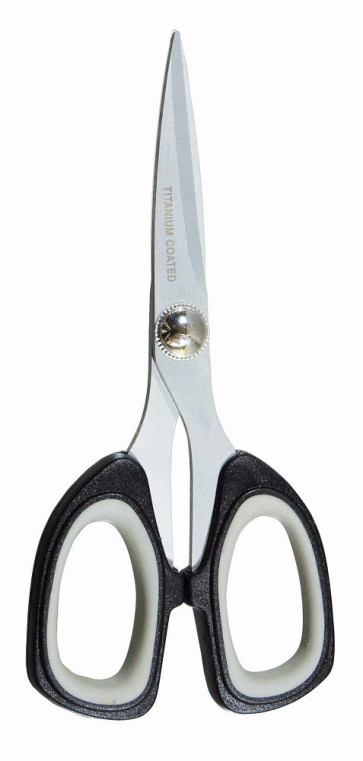 KLEIBER Titanium-Schere 135mm/schwarz-grau