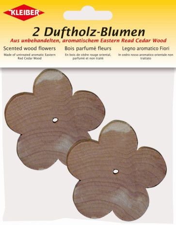 KLEIBER Duftholz Blume, groß 2-teilig