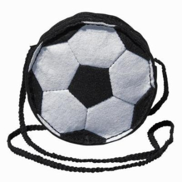 KLEIBER Filzbastel-Set  Fußballtascheschwarz-weiß