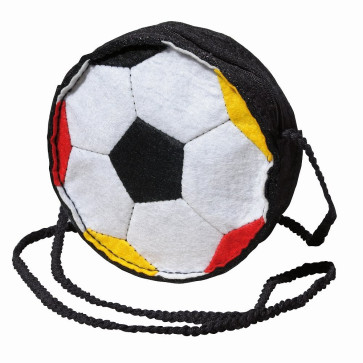 KLEIBER Filzbastel-Set  Fußballtascheschwarz-rot-gold