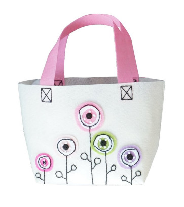 KLEIBER Filzbastel-Set TascheBlumenwiese