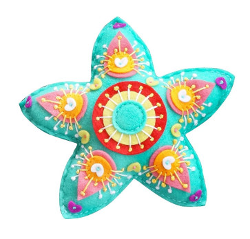 KLEIBER Filzbastel-Set Mandala-Blüte