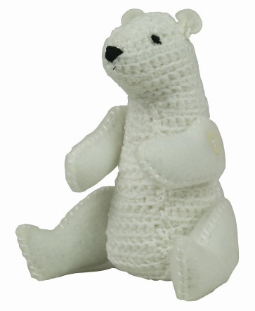 KLEIBER Häkeltier Eisbär 11x16cm