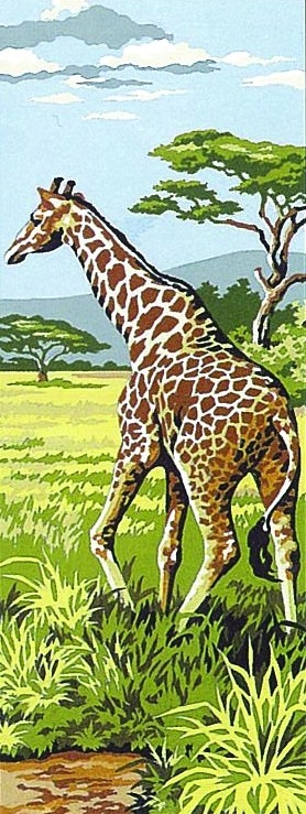 SEG Stramin "Giraffe" 19x50cm