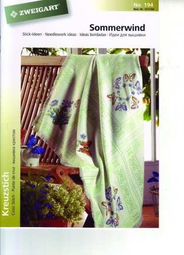 ZWEIGART-Brosch. Sommerwind Kreuzstich*