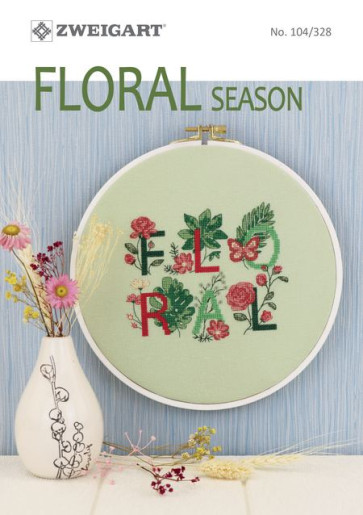 ZWEIGART-Brosch. Floral Seasons