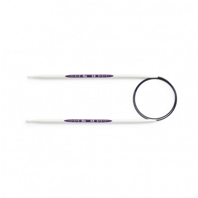Prym Rundstricknadeln MS 80 cm 4,50 mm silberfarbig Ferri da Maglia circolari, Ottone, Argento, 4,5 mm