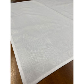 Aidadecke "Raute" 100%Bw,ws 80x80